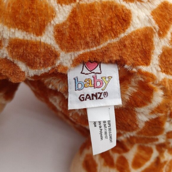 Baby Ganz Jamie Giraffe Stuffed Animal Plush Sewn Eyes Toy 12" Soft Hugs NEW - Picture 5 of 7